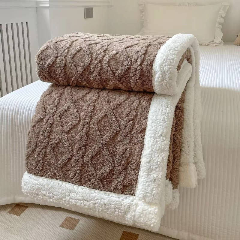 Sollievo Two-Sided Fleece Throw Blanket