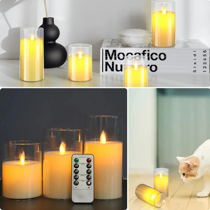 Sollievo Flameless LED Candles with Remote