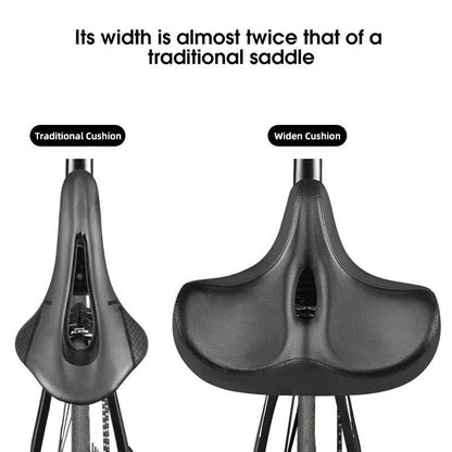 Sollievo Comfortable Bike Saddle for Long Rides