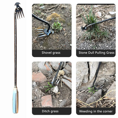 Sollievo Crescent Weeder Tool with Long Handle