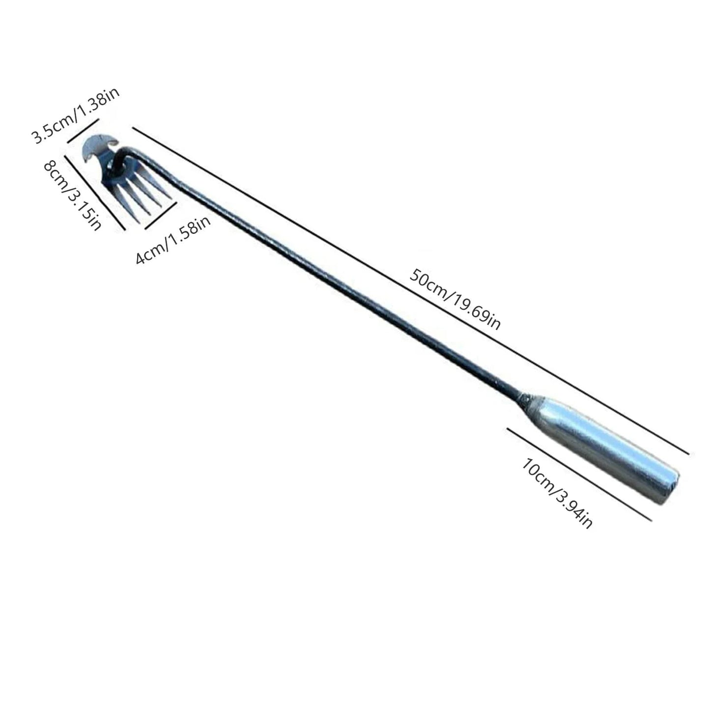 Sollievo Crescent Weeder Tool with Long Handle