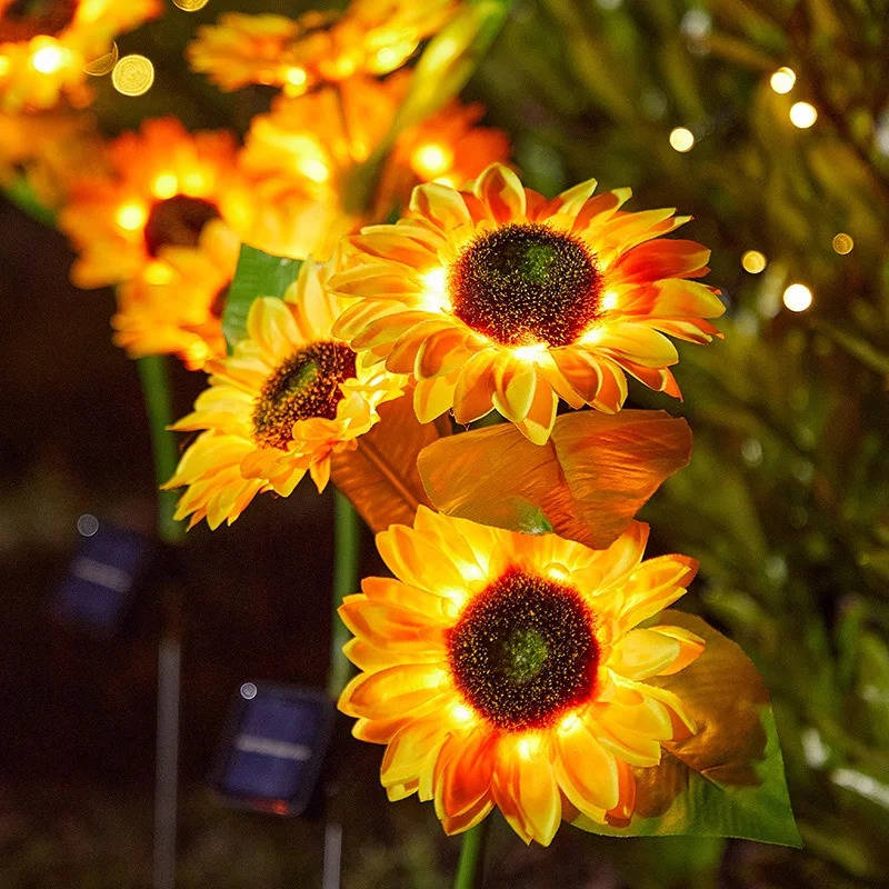 Sollievo Solar Sunflower Garden Light