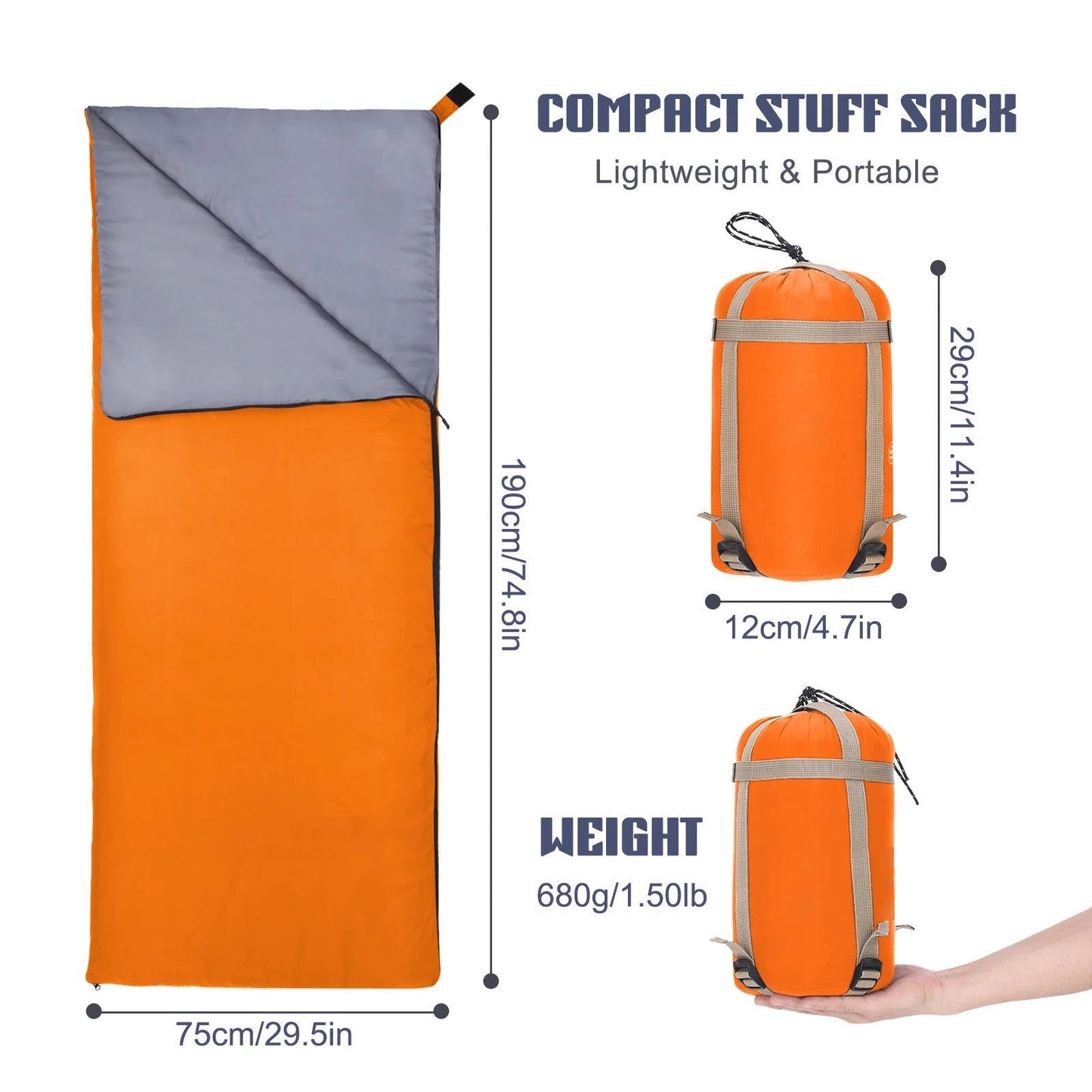 Sollievo Convertible Sleeping Bag for Adults