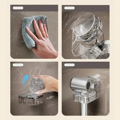 Sollievo Suction Cup Hair Dryer Holder