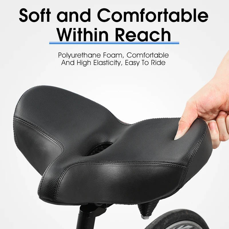 Sollievo Comfortable Bike Saddle for Long Rides