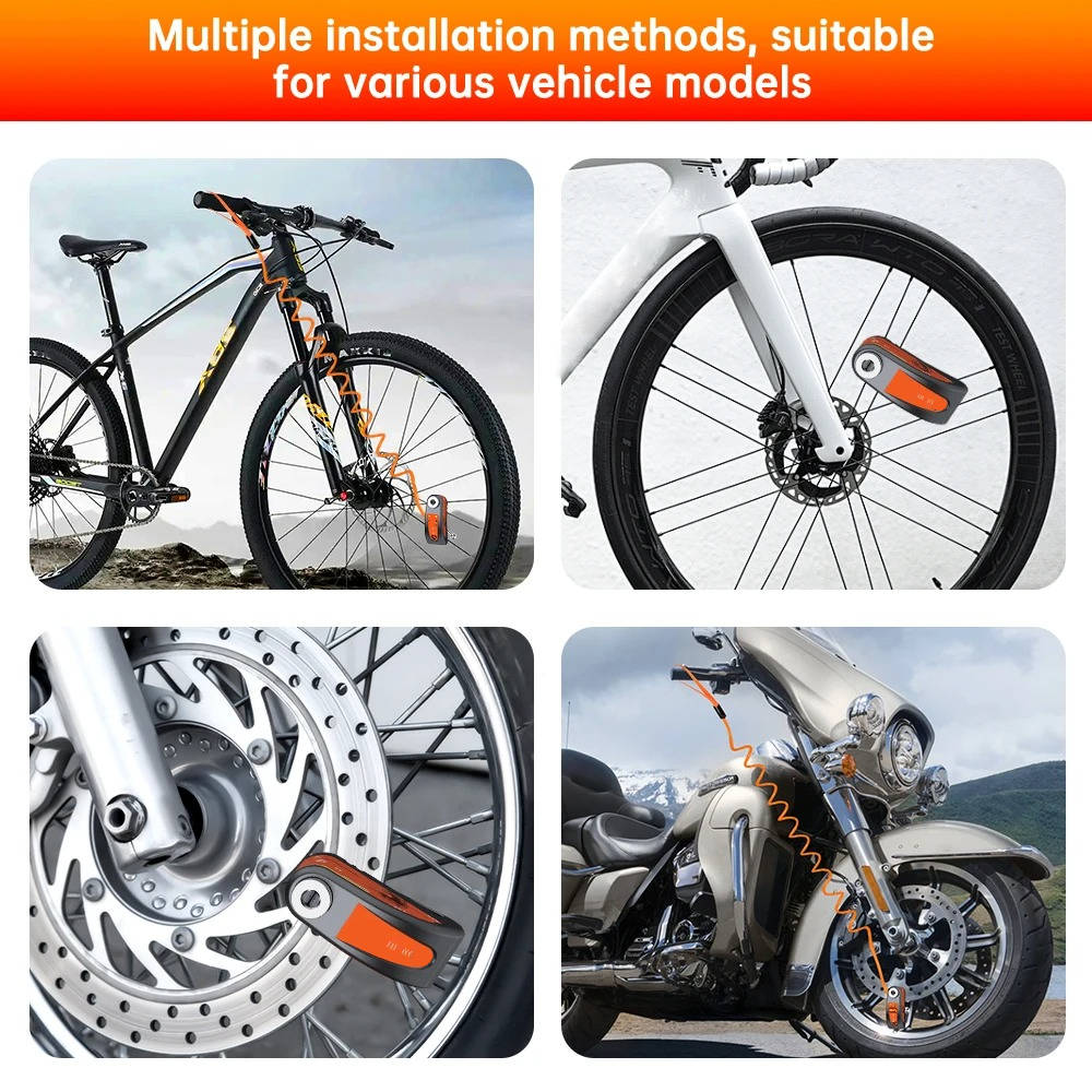 Sollievo Motorcycle Disc Lock Alarm
