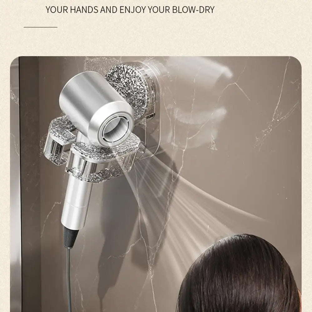 Sollievo Suction Cup Hair Dryer Holder