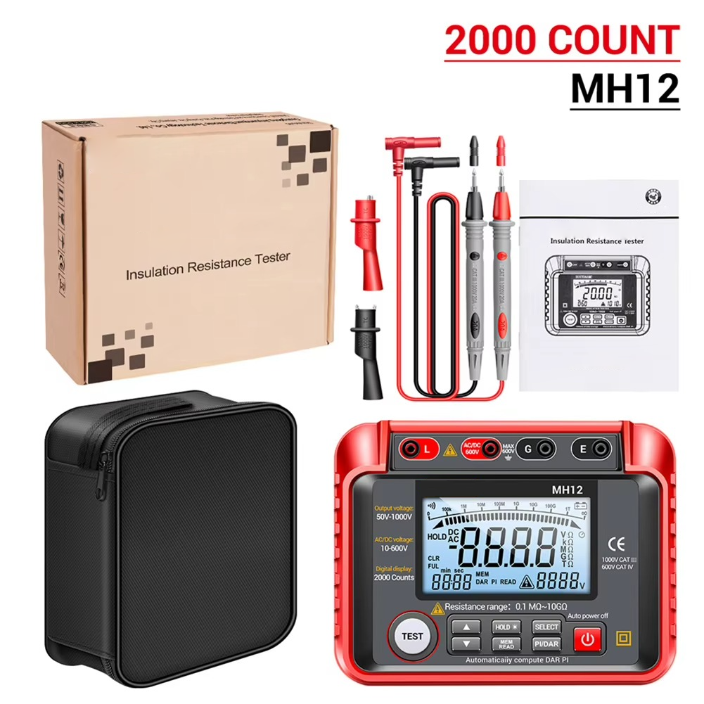 Sollievo Digital Insulation Resistance Megohmmeter