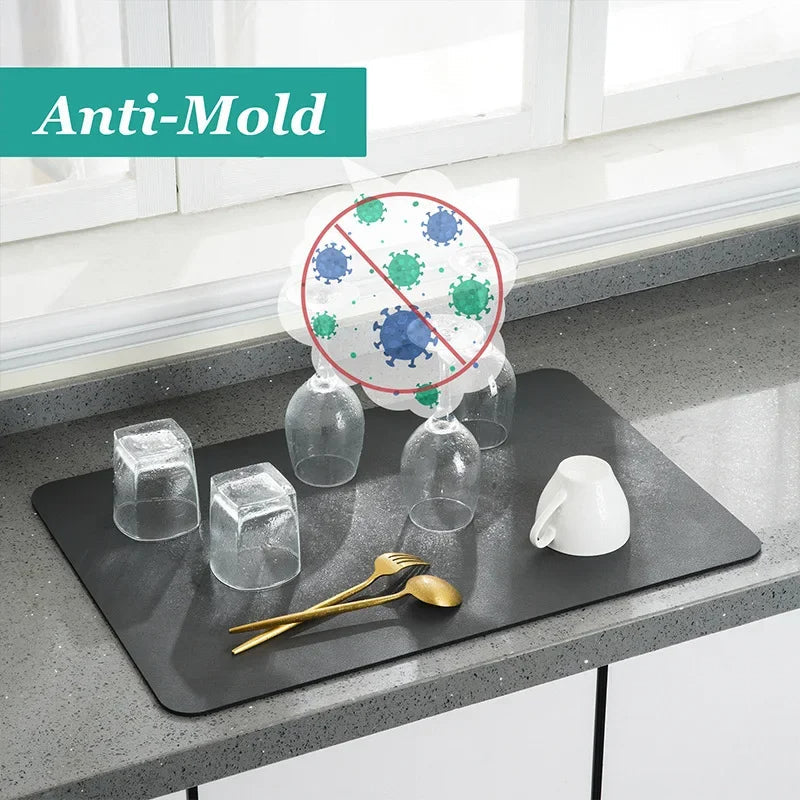 Sollievo Absorbent Dish Drying Mat