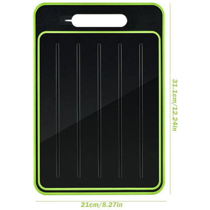 Sollievo 4-in-1 Defrosting Cutting Board with Grater & Knife Sharpener