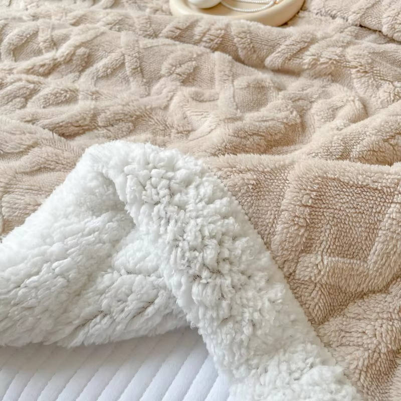 Sollievo Two-Sided Fleece Throw Blanket