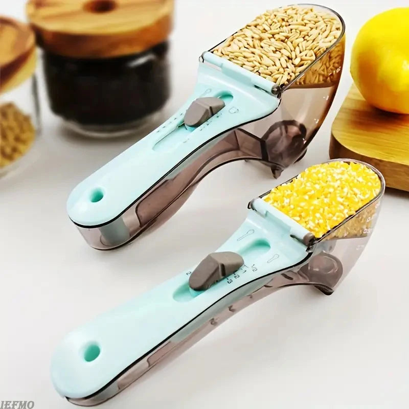 Sollievo Adjustable Measuring Cup and Spoon Set