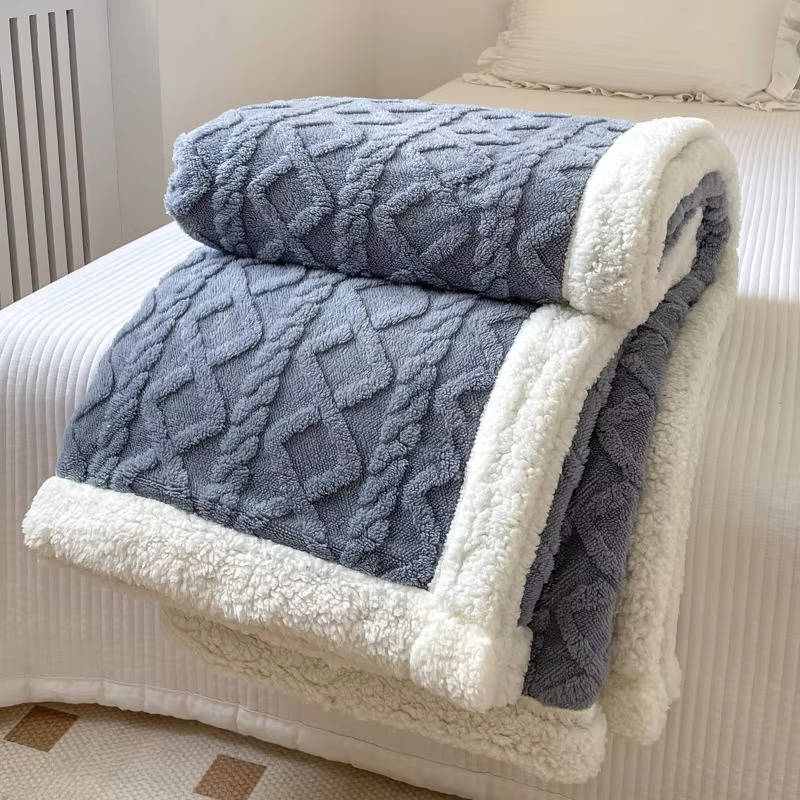 Sollievo Two-Sided Fleece Throw Blanket