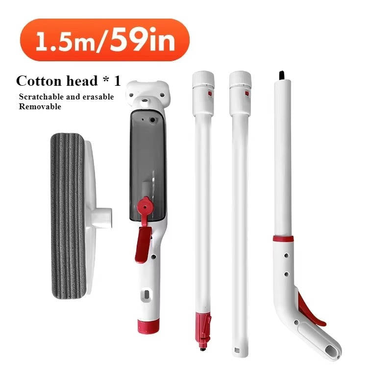 Sollievo Telescopic Long-Handle Window Cleaner