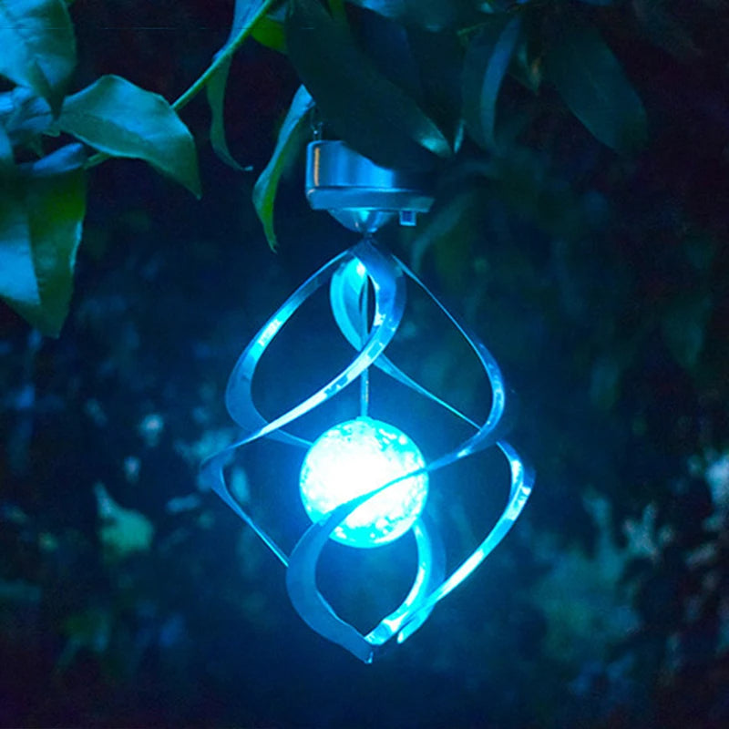 Sollievo Solar Wind Chime Spinner LED Light
