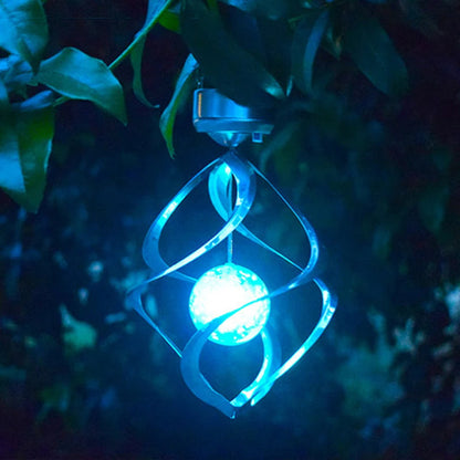 Sollievo Solar Wind Chime Spinner LED Light