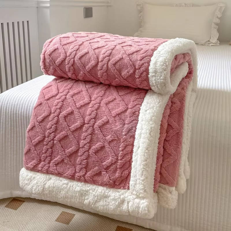 Sollievo Two-Sided Fleece Throw Blanket