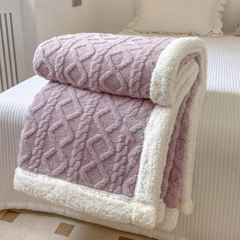 Sollievo Two-Sided Fleece Throw Blanket