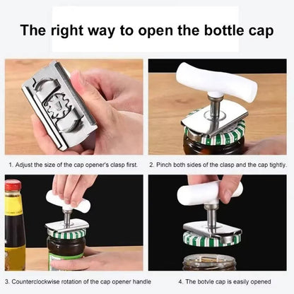 Sollievo Adjustable Jar & Cap Opener