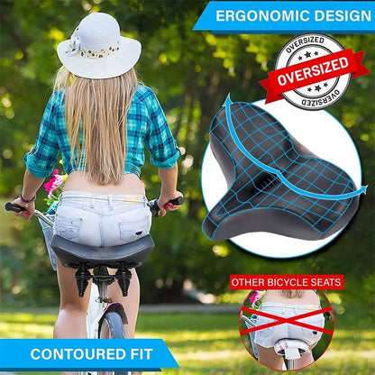 Sollievo Comfortable Bike Saddle for Long Rides
