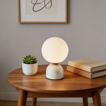 Sollievo Round Marble Table Lamp