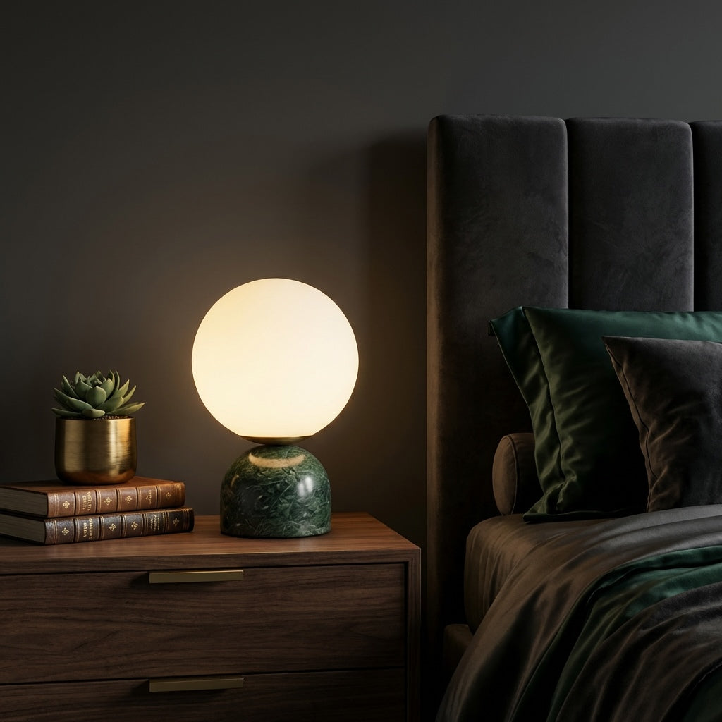 Sollievo Round Marble Table Lamp