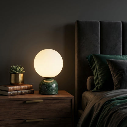 Sollievo Round Marble Table Lamp