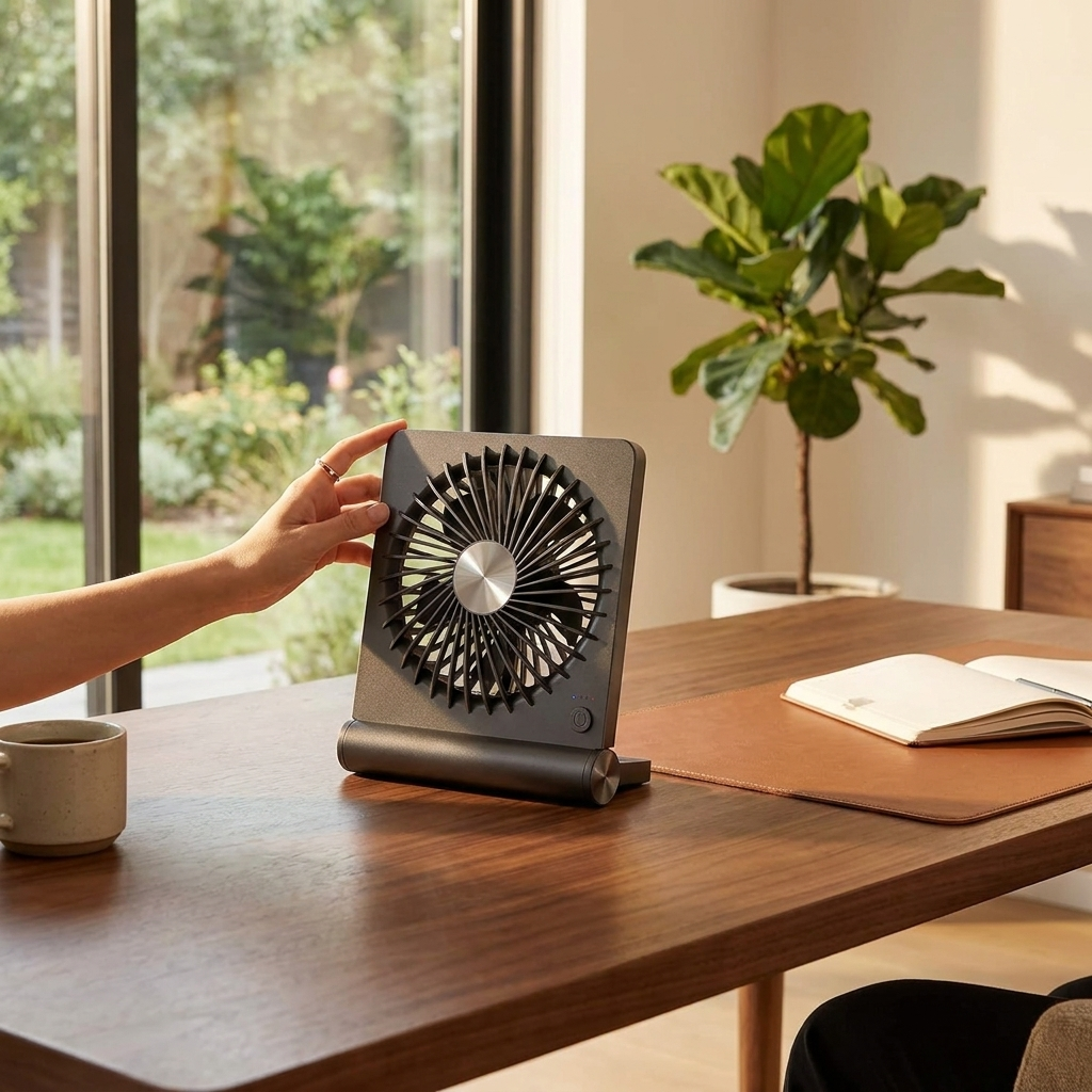 Ultra Quiet Small Desk Fan lifestyle