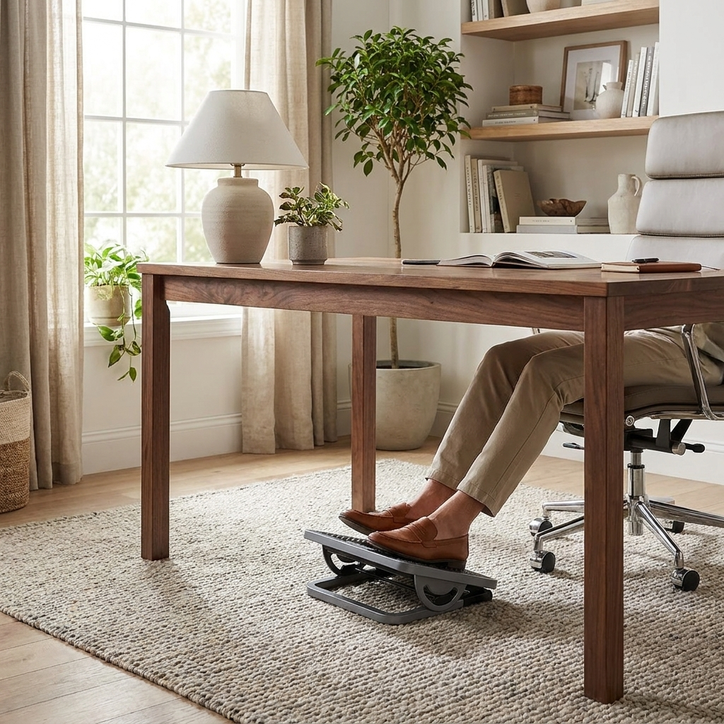 Adjustable Ergonomic Footrest lifestyle