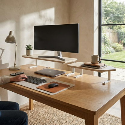 Convertible Desktop Shelves lifestyle