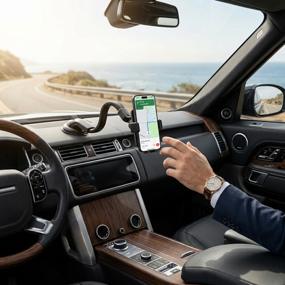 Simpl Cradle Gooseneck Dash Phone Mount lifestyle