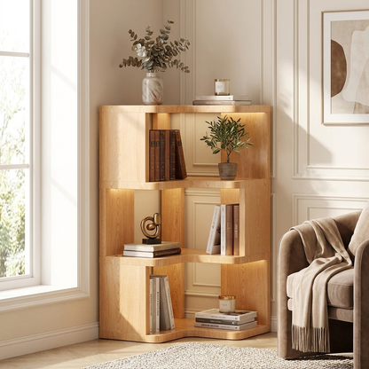 L-shaped Corner Shelf Unit lifestyle