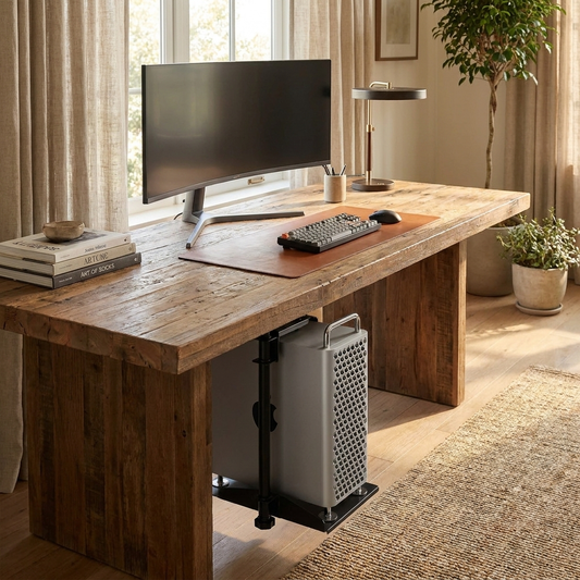 Knob-operated Adjustable CPU Holder lifestyle