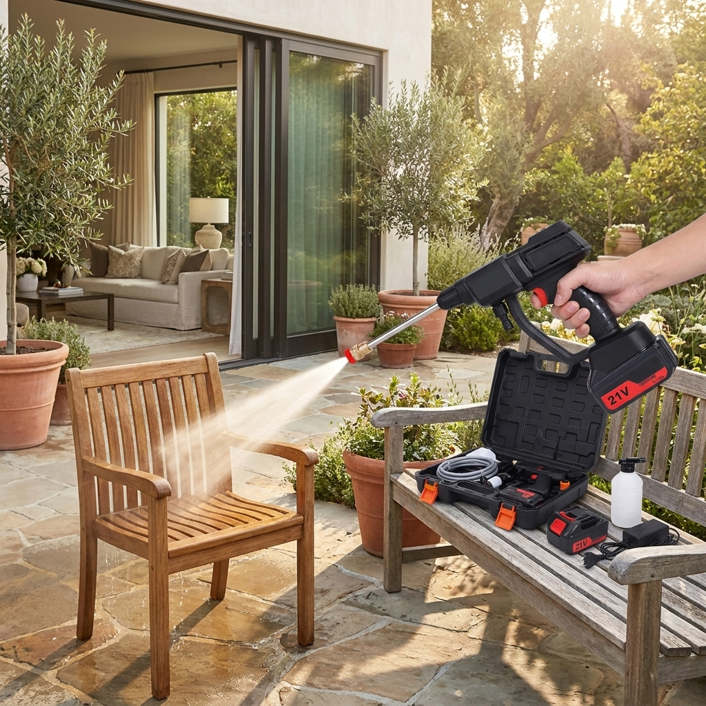 Cordless High Pressure Washer - lifestyle