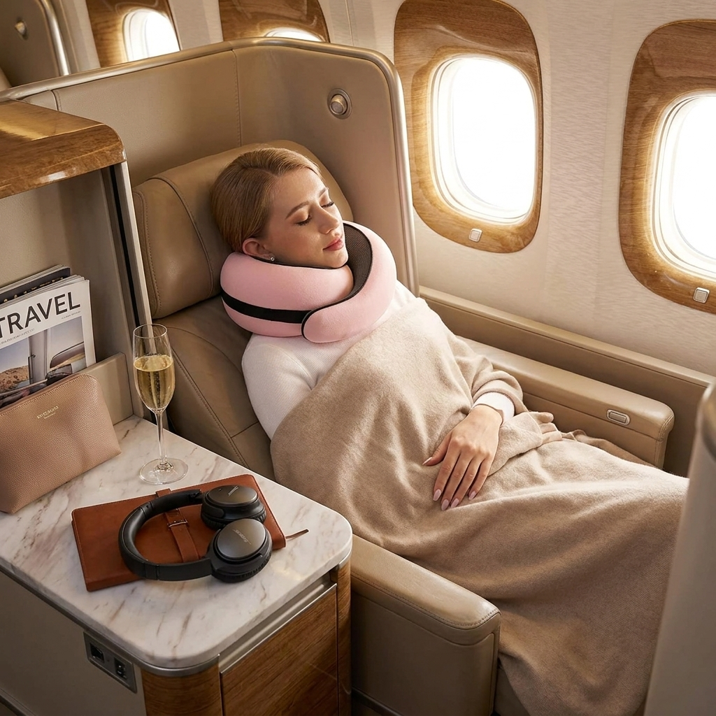 Travel Neck Pillow - lifestyle
