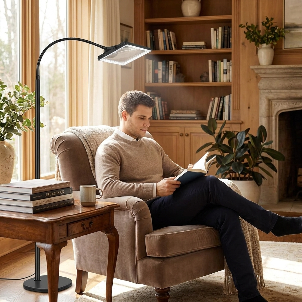 Magnifying Glass With LED Lighting - lifestyle