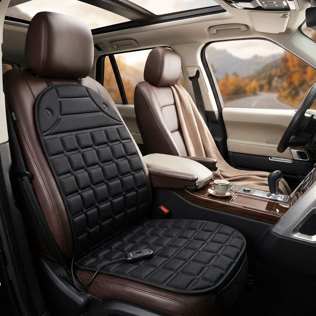 Heated Car Seat Cushion - lifestyle