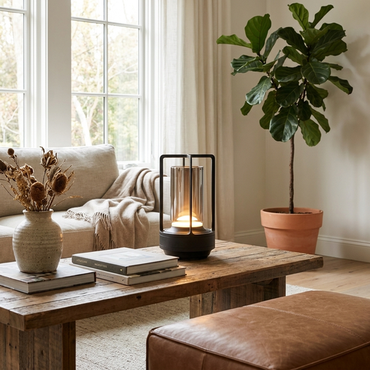 Modern Cordless Nordic Table Lamp - lifestyle