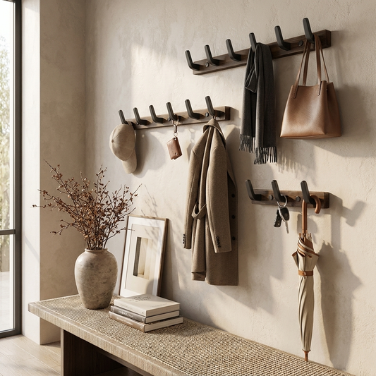 Minimalist Wall-Mounted Coat Hook - lifestyle