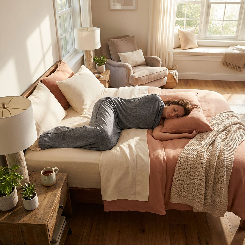 Adult Swaddle Blanket - lifestyle