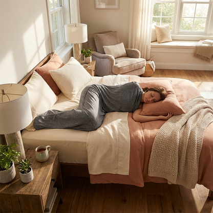 Adult Swaddle Blanket - lifestyle