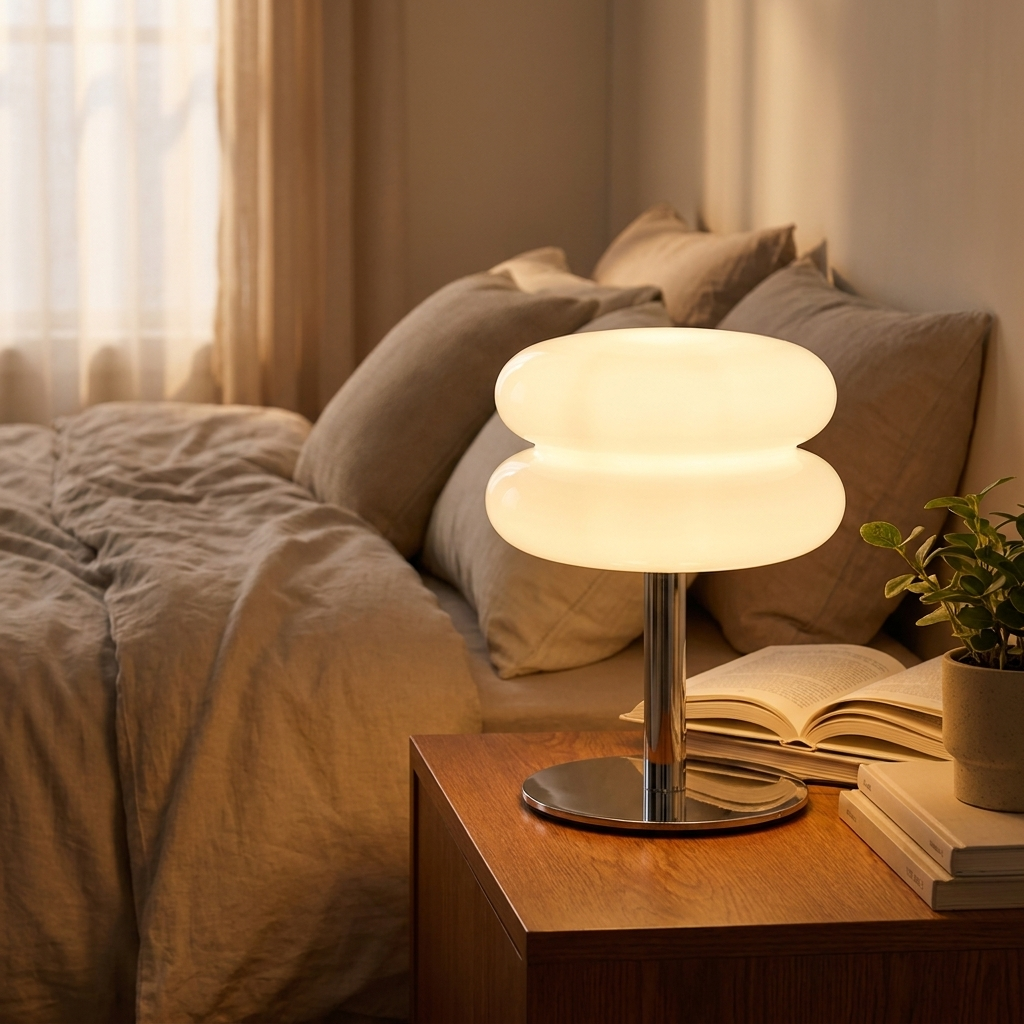 Cloud Macaron Lamp White lifestyle