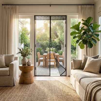 Magnetic Mesh Screen - lifestyle