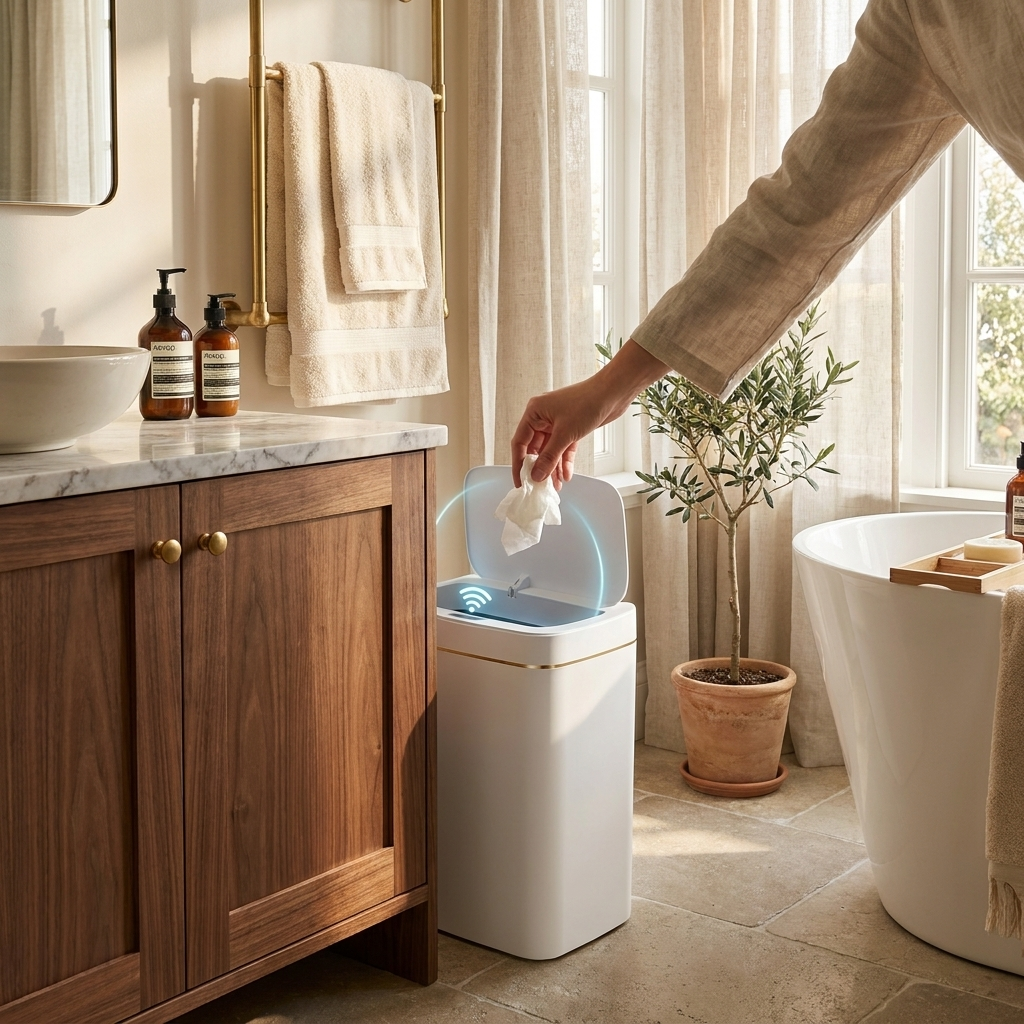 Automatic Smart Motion Sensor Garbage Trashcan - lifestyle