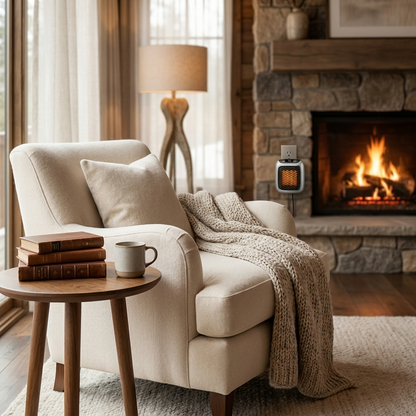 Compact Electric Heater - lifestyle