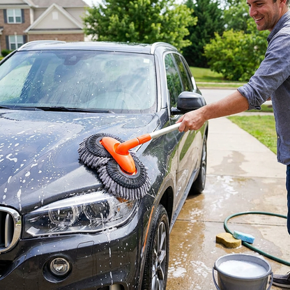 Car Wash Brush with Rotating Head lifestyle