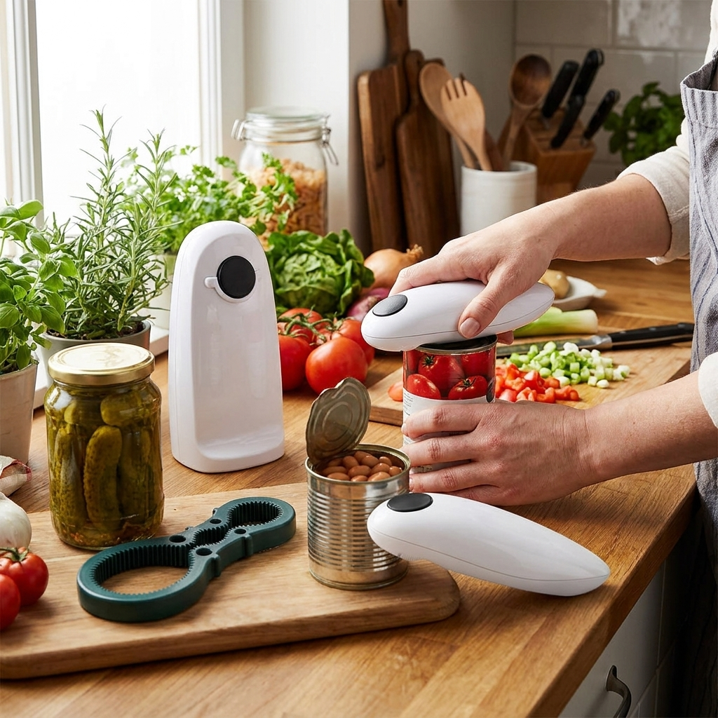 Electric Can Opener and Bottle Opener lifestyle