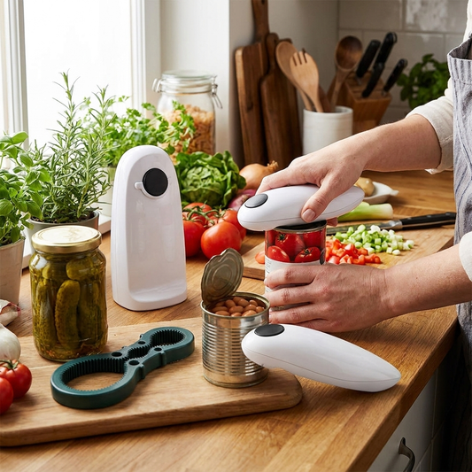 Electric Can Opener and Bottle Opener lifestyle