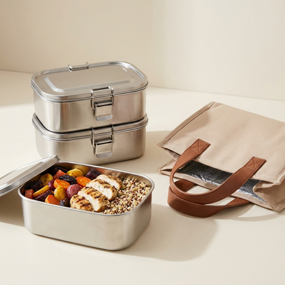 Sollievo Insulated Tiered Lunch Box Set
