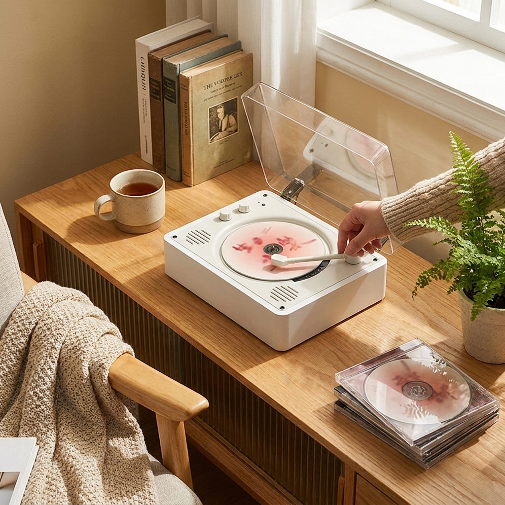 Retro CD Player lifestyle